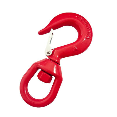 Good price Forged Alloy Steel Crane Clevis Hook Heavy Duty Swivel Hook with Safety Latch online