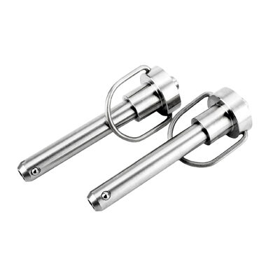 Good price Quick Release Pin Push-Button Ball Locking Pin 304 Stainless Steel Ring Handle Locking Pin online