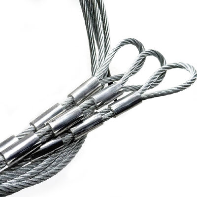 Good price Heavy Duty Thimble Spliced Wire Rope Sling Nominal Strength Wire Rope Sling for Lifting online