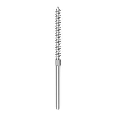 Good price T316 Stainless Steel Right & Left Handed Thread Swage Lag Screws for Wood Post of 1/8