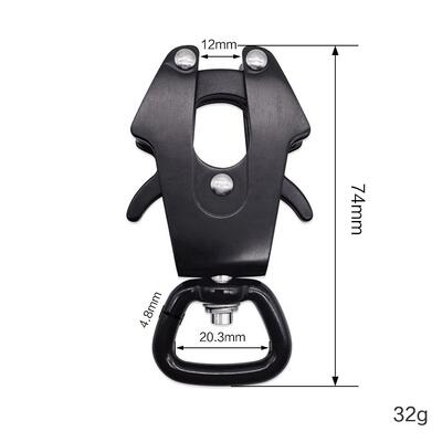 Good price Aluminium Buckles for Dog Leash Pet Release Buckle Frog Clip Pet Snap Hook Frog Carabiner online