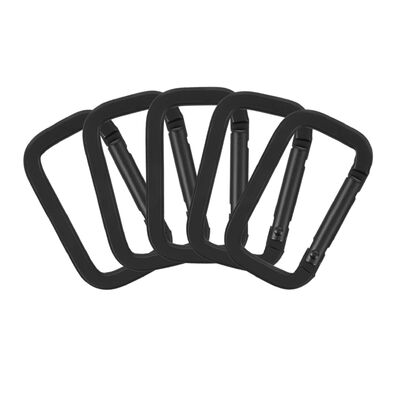 Good price High Quality D-Type Buckle Aluminum Alloy Steel Square Carabiner with Snap Hook online