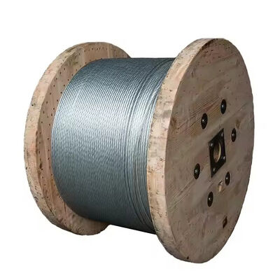 Good price 3/3.35mm BS183 Hot Dip Galvanized Carbon Steel Guy Ground Cable Stay Wire Coil with Bending Service online