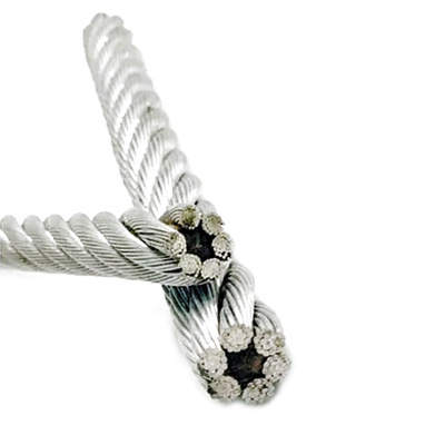Good price High-Performance 6X19S+FC Galvanized Steel Wire Rope Steel Rope for Lift Elevator Parts online