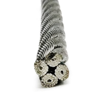 Good price 4V*48S-5FC Galvanized Uncoated Crane Lifting Construction Hoisting Machinery Triangular Strand Wire Rope online
