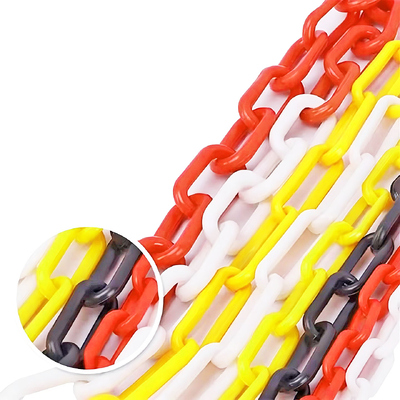Good price Red White Yellow Black Traffic Barrier Plastic Link Chain online