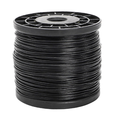 Good price 7x7 Stainless Steel Wire Rope Black Nylon Coated Aircraft Cable for Clothesline online