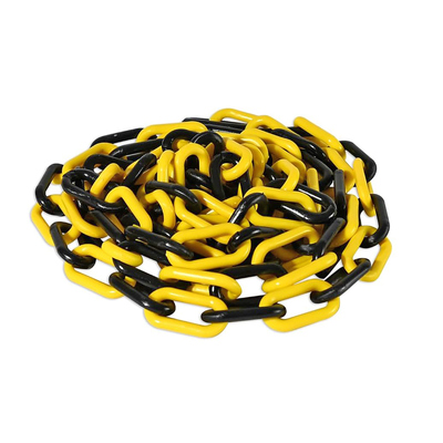 Good price Safety Chain Yellow Black Plastic Chain Link Barrier Chain online