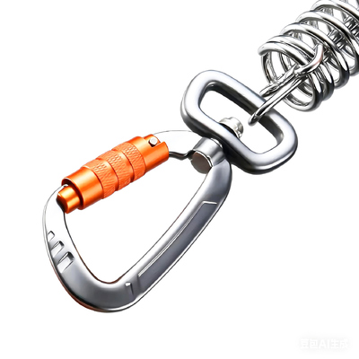 Good price Auto Locking Carabiner Clips 4kN with Swivel Clasp for Dog Leash, Keychain, Backpack online