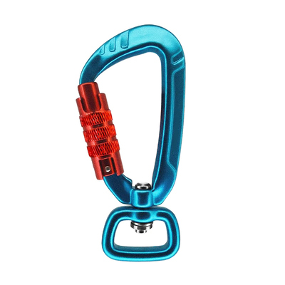 Good price Locking Carabiner Clip with Swivel Ring Carabiner Fix Clip  Auto Locking 4kN Swivel Snap Hook online