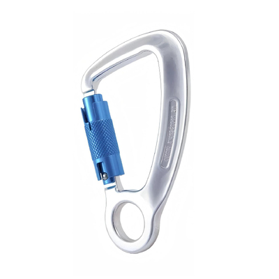 Good price 23kN Aluminum Carabiner Captive Eye Steel Triple Action Twist Lock Carabiner online