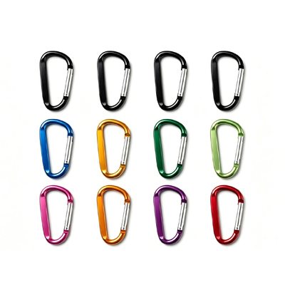 Good price Custom Logo 12mm D-Shape Tactical Snap Carabiner Hook Spring Snap Hook for Bag/Buckle online