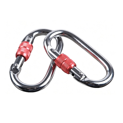 Good price Climbing Carabiner 25kN 5620Lbs Heavy Duty Locking Carabiner Clip Industrial Twist Lock Carabiners for Climbing online