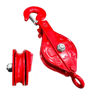 Good price Professional Industrial Applications Single Round Pulley Block Wire Rope Pulley Snatch Block for Wire Rope online