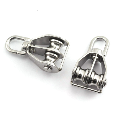 Good price Customized M15 - M50 Stainless Steel 304 Single Eye Swivel Sheave Pulley Block for Wire Rope online