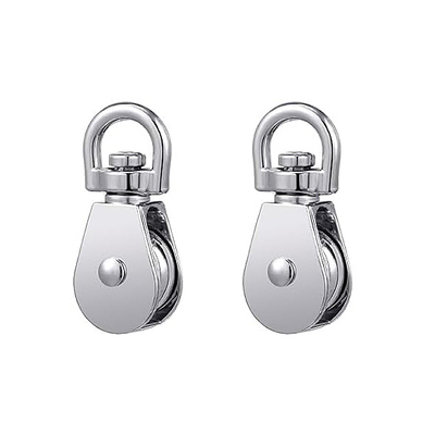 Good price Customized M15-M50 Stainless Steel 304 Single Eye Swivel Sheave Pulley Block for Wire Rope Honghao Model HH-3963 online