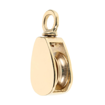 Good price Brass Flag Rope Pulley Smooth Sliding Swivel Pulley for Sailing Hardware and Flagpole Accessories online