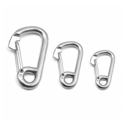 Good price Spring Snap Hook 316 Stainless Steel Snap Hook Clip Quick Link Carabiner for Vehicle and Boat Safety online