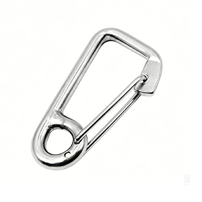 Good price T316 Stainless Steel Spring Snap Hook Marine Grade Safety Carabiner, Heavy Duty Boat Hook with Eye for Ship Yacht Sailing online