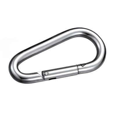 Good price DIN5299 Stainless Steel Carabiner Egg Type Fire Brigade Snap Hook Chain Connecting Steel Snap Hook online