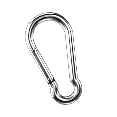 Good price DIN5299 304 Stainless Steel Spring Snap Hook Fits Camping Hiking for Rope Chain Keychain Keys Rings online