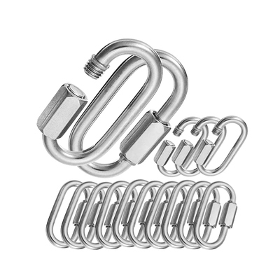 Good price Quick Link Heavy Duty Carabiner Clips Locking Carabiner Chain Quick Links for Porch Swing online