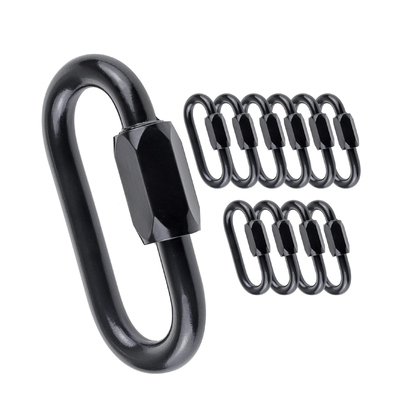 Good price Black Chain Connector Rigging Hardware Carabiner Quick Link online
