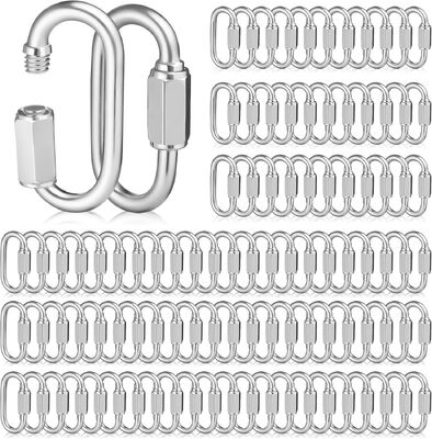 Polished Stainless Steel 304 Quick Connecting Link for Marine Safety and Customizable Packing